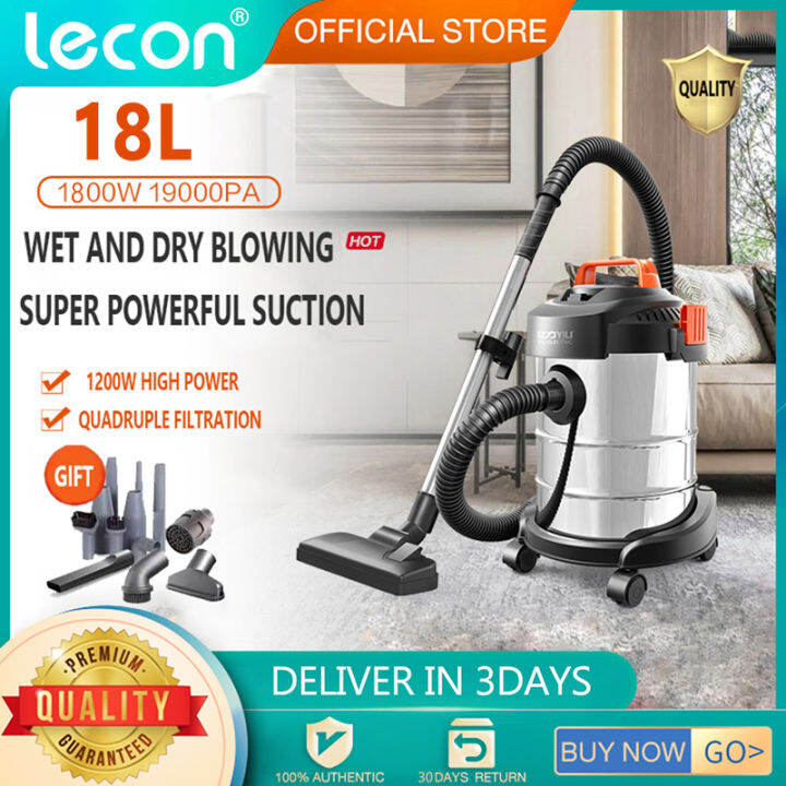 Lecon Threepurpose vacuum cleaner, wet and dry blower, portable bucket