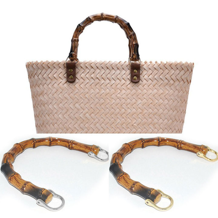 1Pc Imitation Bamboo Bag Handle U Shape Plastic Purse Handles Handbag Handle  For Bag Making Purse