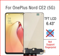 LCD Tft ประกอบดิจิไทเซอร์จอแสดงผล LCD แบบสัมผัสหน้าจอสำหรับ OnePlus Nord CE 2 5G ของแท้สำหรับซ่อม Nord CE2 IV2201 LCD