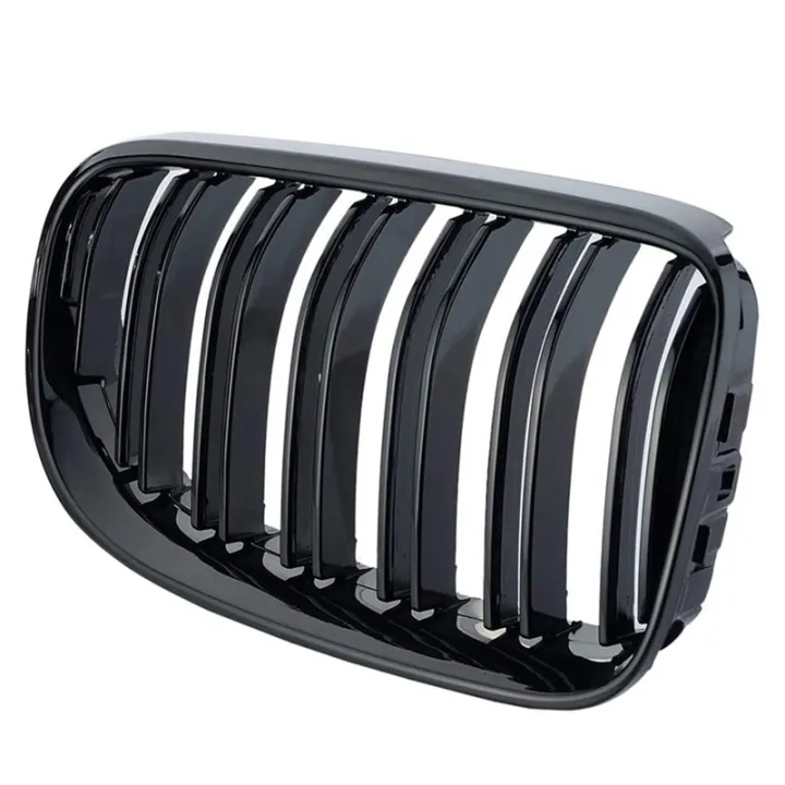 2x-gloss-black-front-kidney-grill-grille-for-bmw-e92-e93-3-series-328i-335i-coupe-lci-2011-2013