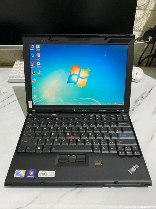 Laptop Bandel Lenovo Thinkpad x200 Core2Duo Ram 4GB HDD 160GB Kamera