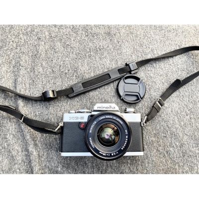 กล้องฟิล์ม minolta xg-s พร้อมเลนส์ ถ่ายหน้าชัดหลังเบลอได้