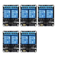 【✔In stock】 rip2jl โมดูลรีเลย์ช่อง5V พร้อมออปโต้คัปเปลอร์สำหรับแขน Arduino ของ Pic Avr Dsp 5ชิ้น