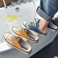 COD SDFGDERGRER tw9988 mens shoes heelless half-slip canvas shoes 2019 summer trendy shoes mens all-match Korean version trend slip-on slip-on shoes