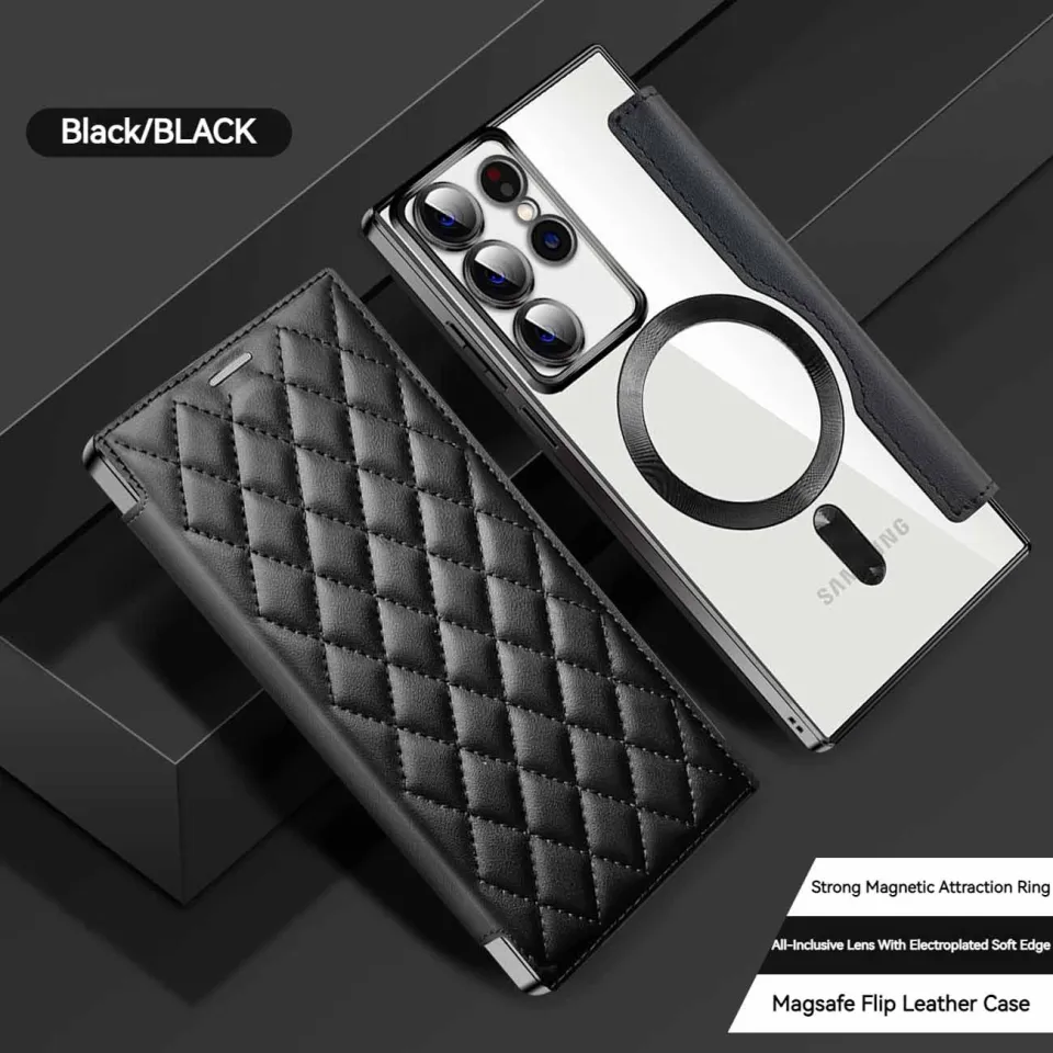 Simple Pattern Transparent Black Lens All-inclusive Phone Case For