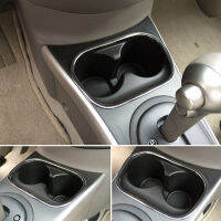 Car ABS Chrome Water Cup Circle Trim Decorative Sticker for Nissan Micra K13 2011 - 2015 Accessories
