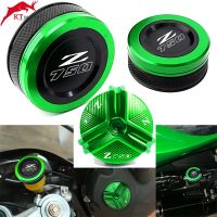 ☁ฝาครอบกระปุกน้ำมันไฮดรอลิกเบรกหน้าหลังมอเตอร์ไซค์สำหรับ KAWASAKI Z750 Z 750 2007-2012 2008 2009