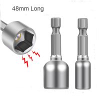 【cw】 1pc 6mm-13mm Extra Deep Driver Bit Set 1/4 inch 6.35mm Shank Socket Setters for 48mm ！