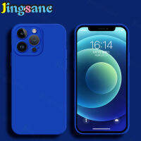 Jingsanc เคสพัดลมพกพาซิลิโคนเหลวหรูหรา,สำหรับ iPhone 14 13 12 11 Pro Max Plus เคสทีพียูแบบนิ่มฝาปิดด้านหลังเลนส์รวมทุกอย่างแล้ว