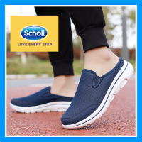 Scholl รองเท้าสกอลล์ scholl รองเท้า scholl Scholl รองเท้าสกอลล์ scholl รองเท้า รองเท้า scholl  ผู้ชาย scholl รองเท้าผ้าใบผู้ชายรองเท้าผู้ชาย scholl ขนาดใหญ่ 46 47 48 ครึ่งรองเท้าแตะรองเท้าแตะแบนผู้ชายแฟชั่นเดินรองเท้าผ้าใบเกาหลีครึ่งหนึ่ง-2030