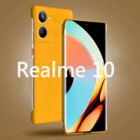 เคสเคสหลัง PC แบบแข็งผิวด้านแบบบางไร้กรอบสำหรับ Realme 10 Pro Plus Realme10ProPlus + 5G 4G ฝาครอบโทรศัพท์กันกระแทก