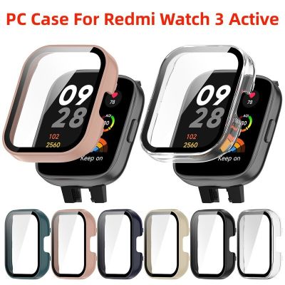 เคสพีซีแบบแข็งสำหรับ Xiaomi Redmi Watch 3 Active Full Cover Screen Protector กันชนสำหรับ Redmi Watch 3 Case
