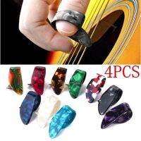 【cw】 4pcs/Set Plectrums Sheath Electric Bass Wholesale Color Thumb Picks 【hot】