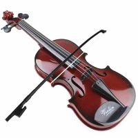 Childrens violin can be used for beginners to learn to practice the piano and can play a simulated musical instrument violin toy model girl