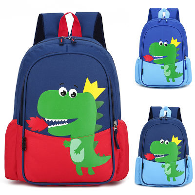 Kids dinosaur schoolbag new grade 1-3 fashion printing burden-reducing backpack cartoon