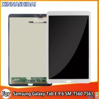 จอแอลซีดีสำหรับ SM-T560 Samsung Galaxy Tab E 9.6 T560สัมผัสหน้าจอ LCD SM-T561หน้าจอดิจิตอลชิ้นส่วนประกอบแผงเมทริกซ์แท็บเล็ต