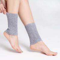 hotx【DT】 Wool Ankle Warmers Ribbed Knit Warm Soft Boot Match Gaiter Footmuff Foot Sleeve Stocking