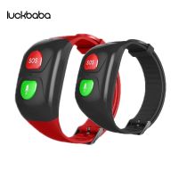 【LZ】☸□  Smart GPS WIFI Trace Localizar Pressão Arterial Monitor de Freqüência Cardíaca Relógio de pulso SOS Voice Call Phone Watch para Homens Idosos Pais