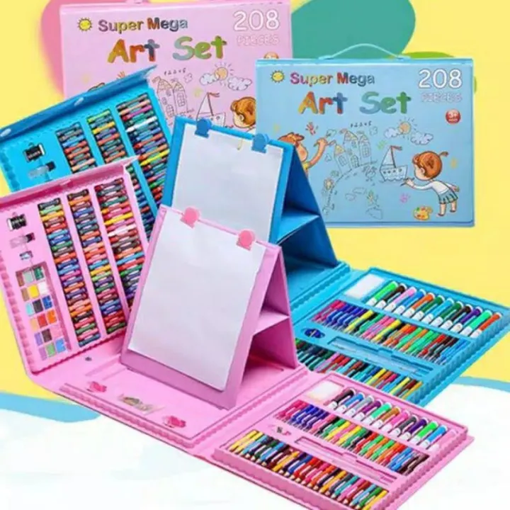 150 IN 1 ART SET/Alat Gambar & Lukis / Crayon, Spidol, Pensil Warna