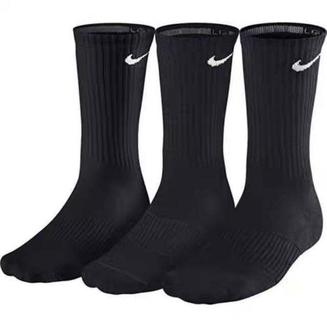 【Explosive style】NK CREW CUSHIONED DOUBLE SWOOSH’S plain socks Elite