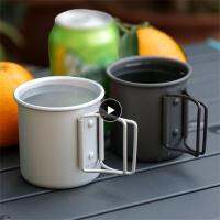 Aluminum Alloy Folding Water Cup Super Light Alufer Folding Water Cup Portable Portable Water Cup