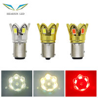 2022ใหม่1156 BA15S หลอดไฟ LED 1157 BAY15D 6040 12SMD รถไฟเบรคเลี้ยวสัญญาณไฟย้อนกลับหลอดไฟ DRL สีขาวสีเหลืองสีแดง