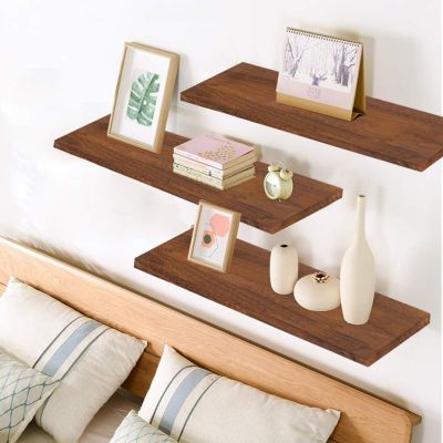 Wall Mounted Rustic Floating Shelves Wall Mount Display Rack Decor Floating Shelves Rustic Wood Wall