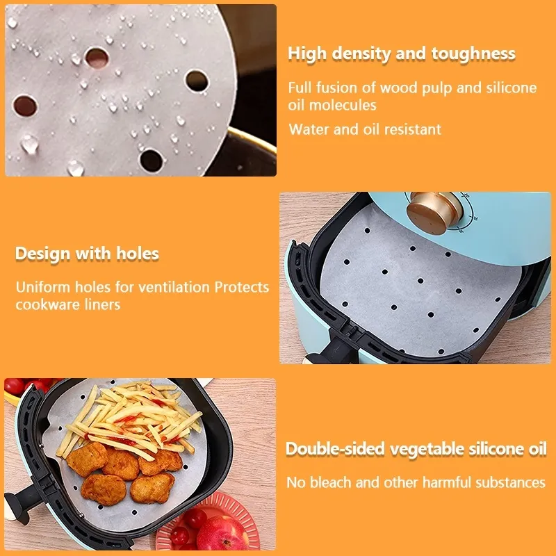 100 * Air Fryer Pad Paper 