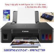 Máy in phun màu Canon G1010  Tặng giấy in ảnh Epson + Ô che mưa