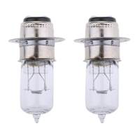 Bens Store 2 pcs P15D-25-1 12 V 35/35 W รถจักรยานยนต์สีขาวไฟหน้าฮาโลเจนหลอดไฟหน้า