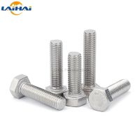 10ชิ้น M3 M4 M5 M6 M8 A2สแตนเลส304 Metric Threaded Din933หมวกไนลอนทรงหกเหลี่ยมหกเหลี่ยมภายนอกสลักเกลียวเส้นผ่านศูนย์กลางเกลียว3/4/5/6มม