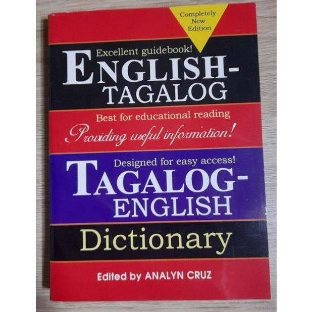 【COD】mlyho1 ENGLISH TAGALOG DICTIONARY/EXCELLENT GUIDEBOOK ! Lazada PH