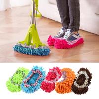 Multifunction Floor &amp; Dust Cleaning Slippers Shoes Lazy Floor Mopping Home H1C6