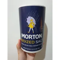 เกลือบริโภคเสริมไอโอดีน ตรา มอร์ตัน 737 กรัม Morton Salt 737g.