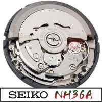 4R36A แบบไขลานอัตโนมัติ SEIKO NH36A/NH36พร้อมล้อสีขาว24ชิ้น