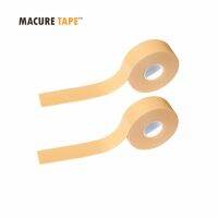 Macure Tape Absolute Waterproof First Aid Tape Foam Cushioned Protection Blister Foam 1-Inch X 5.5 Roll (แพ็ค2)