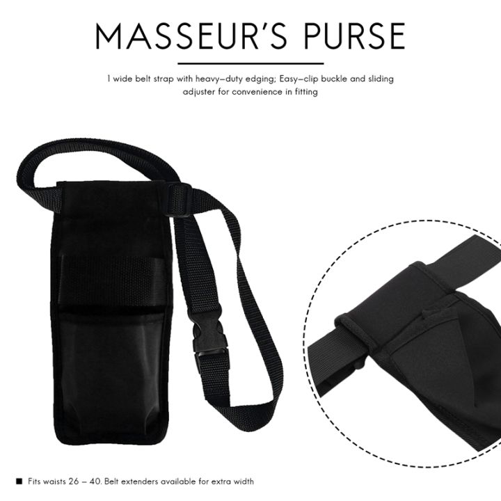 massage-bottle-oil-single-massage-oil-lotion-dispenser-adjustable-waist-belt-holder-bottle-not-included