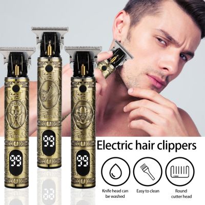 Hair Clipper T9 For Men Professional Hair Cutting Machine Barber Beard Vintage Trimmer Electric Men 39;s Shaver Dragon Hair Cutter