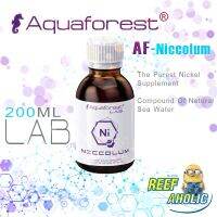 Reef-Aholic Aquaforest Niccolum Lab 200mlAquaforest Niccolum Lab 200ml แร่ธาตุเสริมสำหรับตู้ปลาทะเล นิคโคลลั่ม ชื่อลั่ม ๆ ใช้แล้วปะการังจะลั่มสมชื่อ