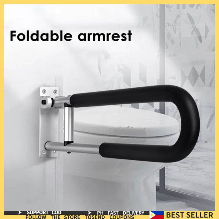 1pc can bear75kg【In Stock Fast Shipping】Handicap Grab Bars Rails Toilet