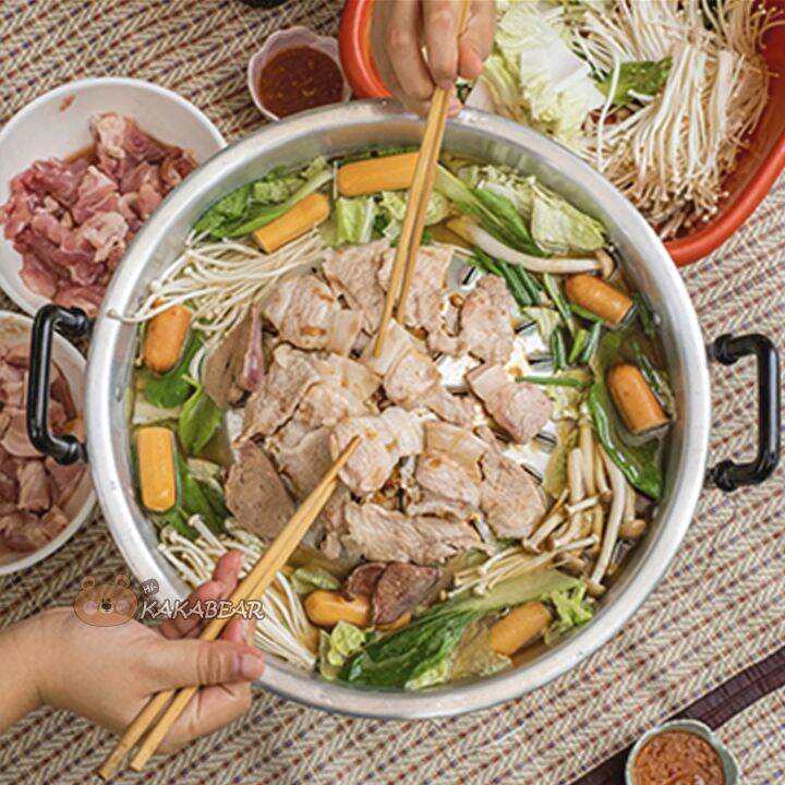 bbq-pan-หมูกระทะ-bbq-pan-กระทะอลูมิเนียม-ขนาด-30-ซม-35-ซม-หนาสแตนเลสกระทะ-หมูกระทะเกาหลี