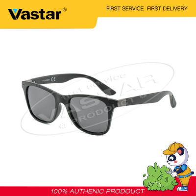 Vastarแว่นตาดีไซน์สำหรับหญิงและชาย,แว่นตากันแดดโพลาไรซ์สำหรับขับรถกรอบเหลี่ยมแบบคลาสสิคแว่นตาผู้ชายกันแสงUV400 (สีดำ)