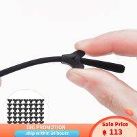 Dreamhigher 20 Pairs Nerd Wax Silicone Ear Grip Eyeglass Cushions Glasses Anti-slip Cover Glasswear Drinking Major Hook