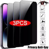 3PCS Privacy Screen Protector For iPhone 14 PRO MAX Anti-Spy Glass For iPhone 13 Pro Max 11 12 Mini XS XR 7 8 Plus SE 2022 Glass