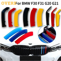 3ชิ้น ABS คลิปแถบคิ้วสำหรับ BMW F30 F31 G21 G20 3ชุด2021 2020 2013-2019 M Power Germany Flag