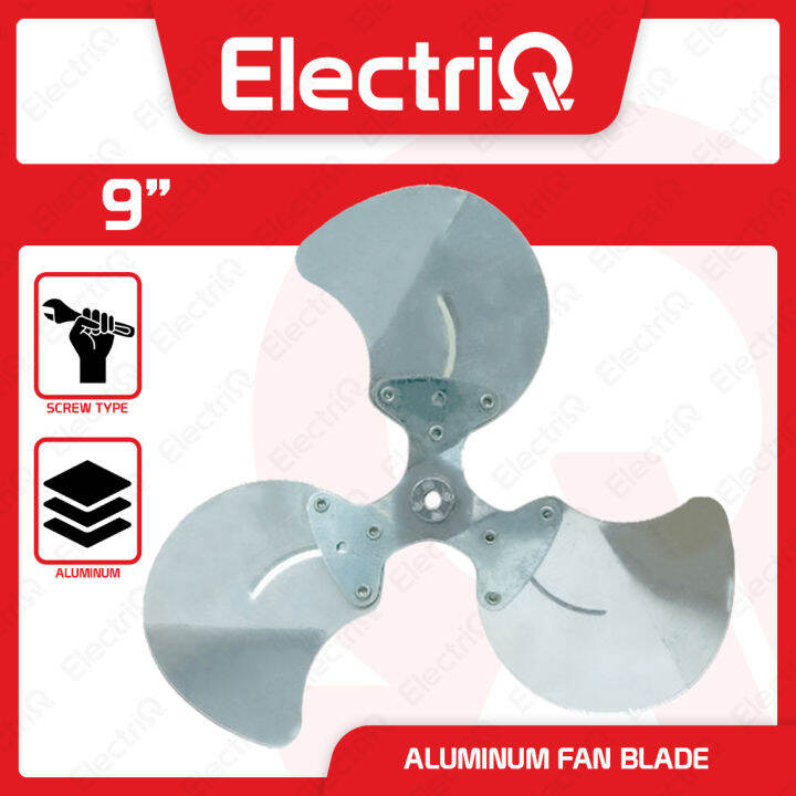 Electriq Aluminum Electric Fan Blade Industrial 9 inches Lazada PH