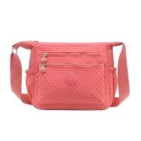 กระเป๋าซิปกระเป๋า Messenger Crossbody Sac หลักผู้หญิงออกแบบกระเป๋าสะพายไหล่สำหรับผู้หญิงกระเป๋าถือไนลอนกันน้ำได้