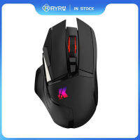 RYRA Custom Macro Gaming Mouse 7คีย์ชาร์จ2.4G เมาส์สำหรับเล่นเกมไร้สาย10000DPI Ergonomic RGB เมาส์เกมสำหรับ PC แล็ปท็อป