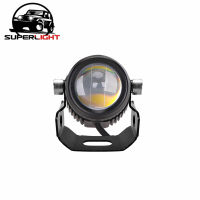 For Motorcycle,SUV, ATV, Truck, Bicycle, Yacht 30W Led Spotlight Headlight White Yellow Working Light with HiLo Beam Fog Light