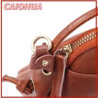 CAIOHUA Punch-Free การเปลี่ยนแปลงการเปลี่ยนแปลง การแปลง อุปกรณ์เสริมกระเป๋า Crossbody เข็มขัดกระเป๋าถือ หัวเข็มขัดแบบแขวน สายหนังแท้